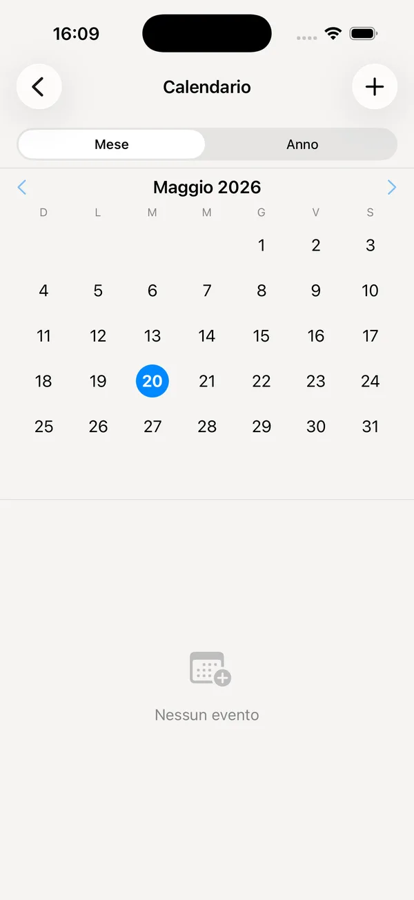 Calendario di famiglia condiviso