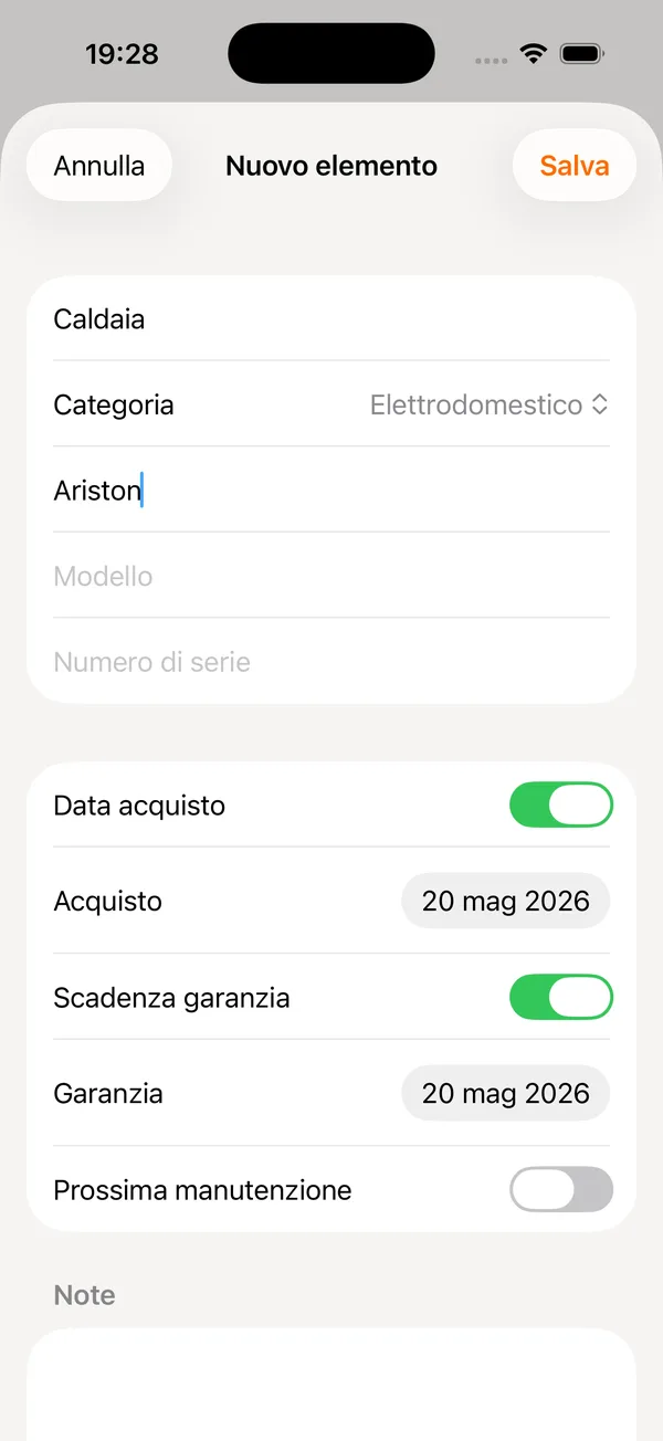 Casa: garanzie, manutenzioni e scadenze