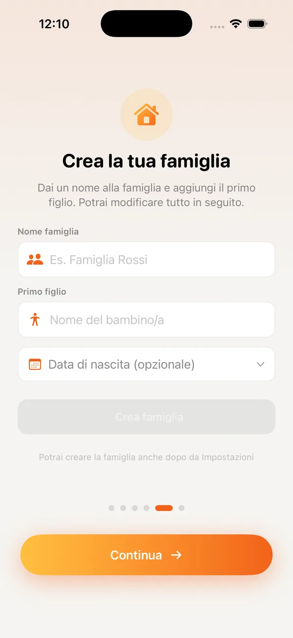 Famiglia, profili e inviti