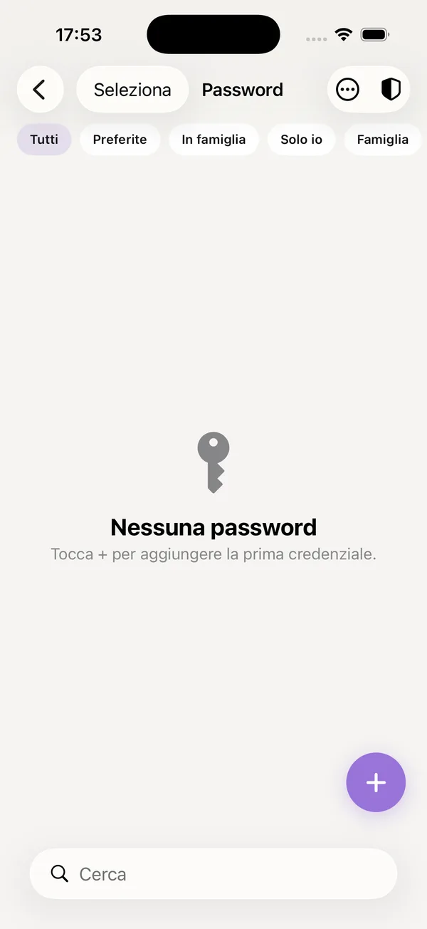 Password di famiglia con AutoFill