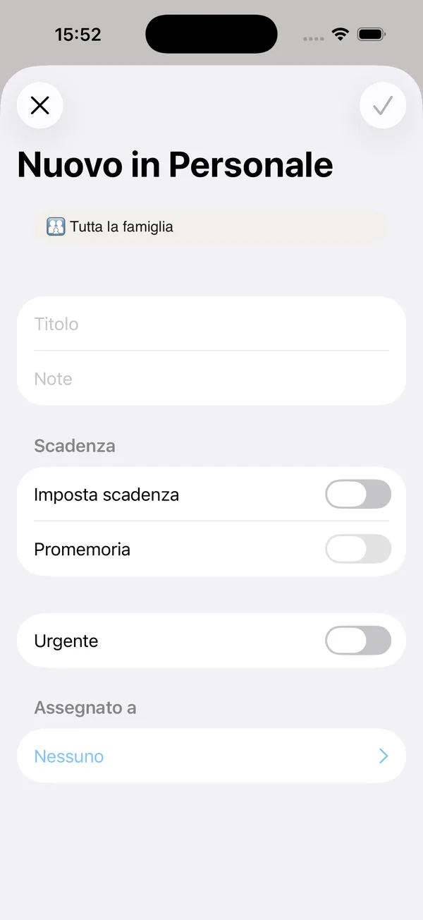 Liste di cose da fare per la famiglia
